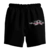 Leo Skepi Mafia Princess Shorts front view – bold women's streetwear shorts