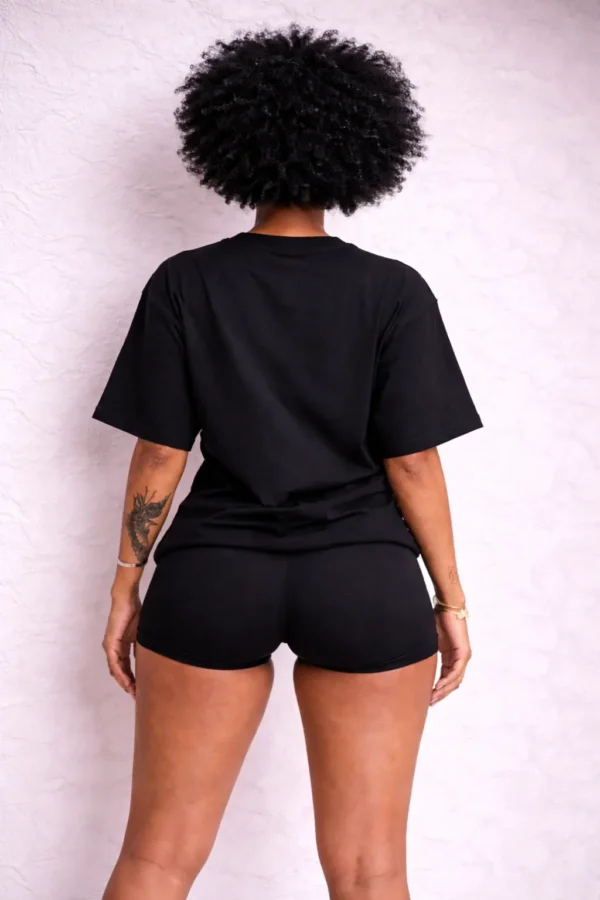 Leo Skepi Not Above Violence Tee back view – premium streetwear t-shirt