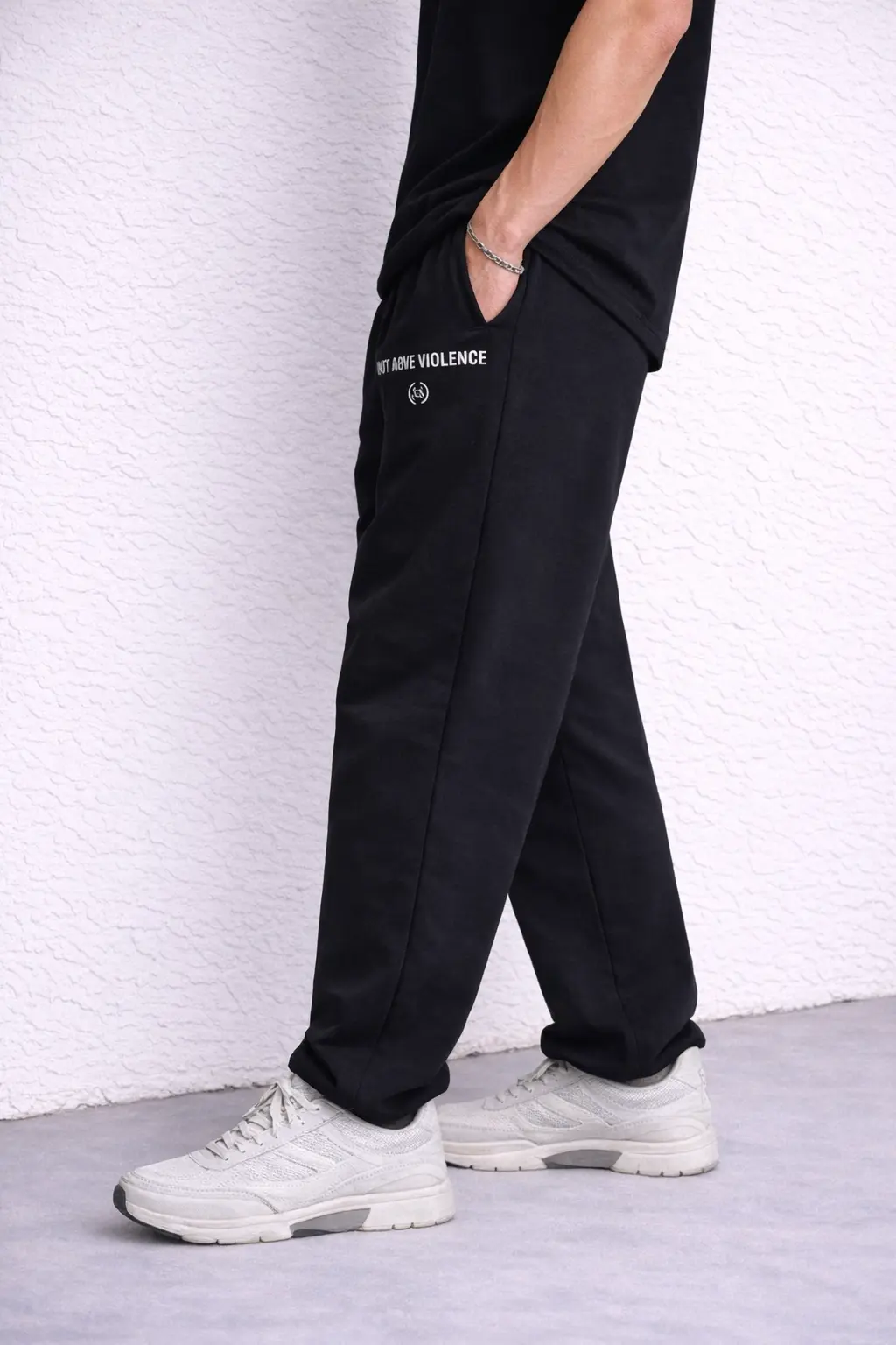 Not Above Violence Sweatpants - Leo Skepi Merch
