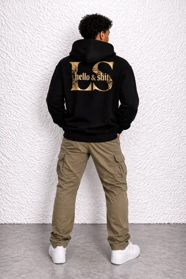 Gold Hello & Shit (2) (1) Gold Hello & Shit Hoodie